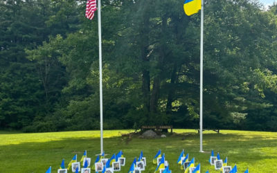Commemoration of the fallen scouts in the Plast camps across the USA